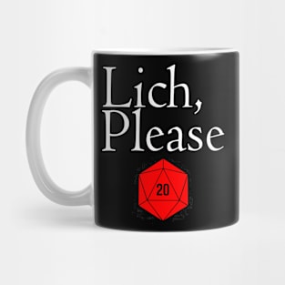 DND Lich Please! Mug